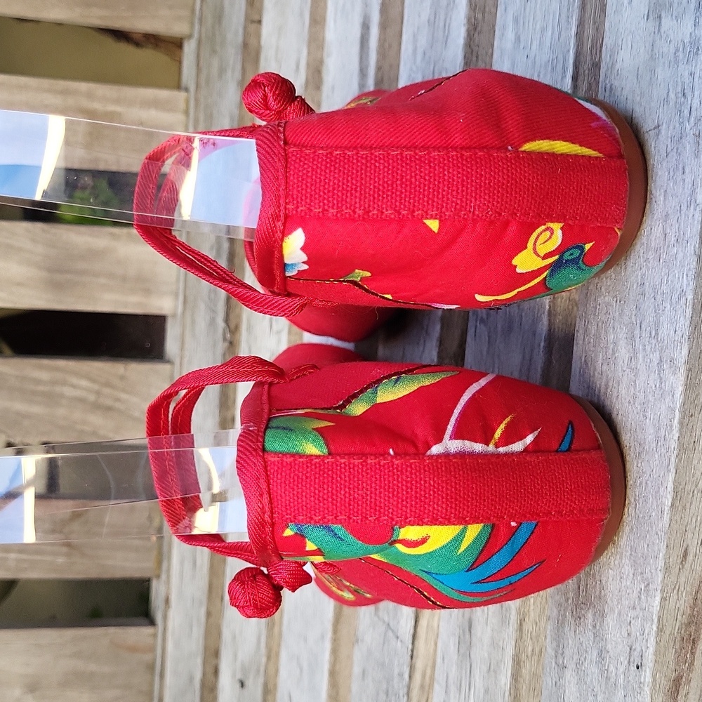 New Floral Flat Shoes Canvas Embroidered Mary Jane Ballernia Flats - Picture 12 of 16
